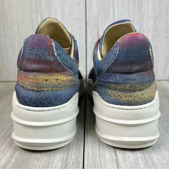 Filling Pieces Artemis Hand Crafted Canvas Low Top Sneaker Mens Size 11 EUR 44 - Picture 7 of 10